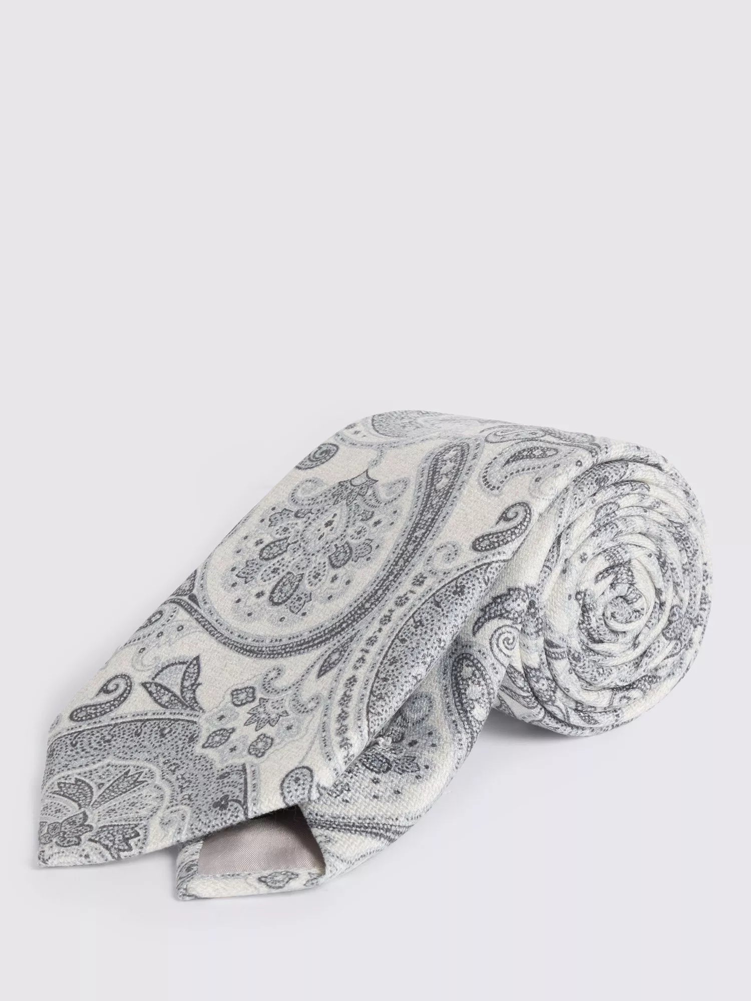 Moss Italian Silk Paisley Tie