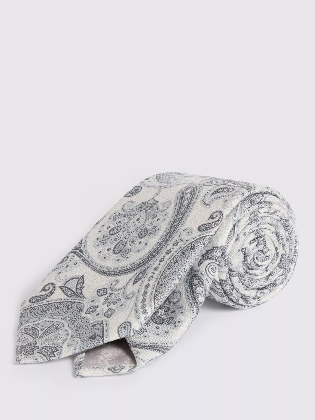 Moss Italian Silk Paisley Tie