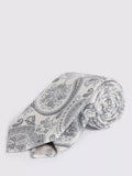 Moss Italian Silk Paisley Tie