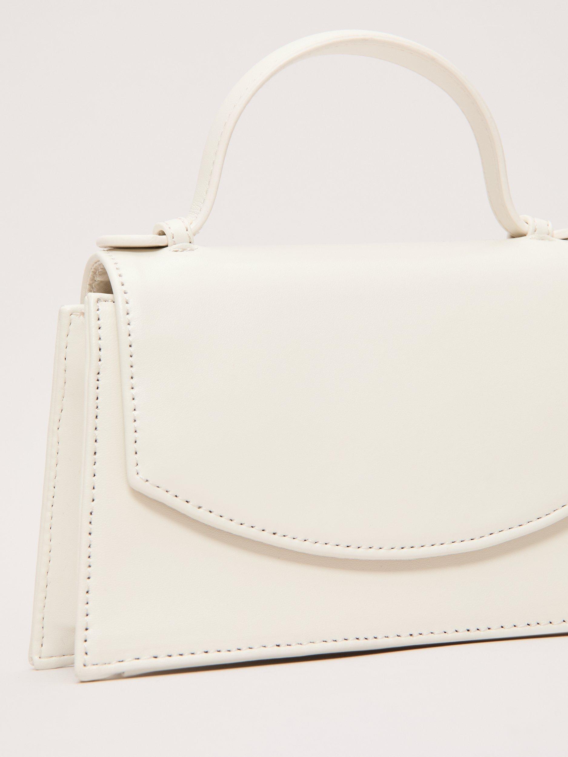 Phase Eight cream pure leather clutch bag - British product