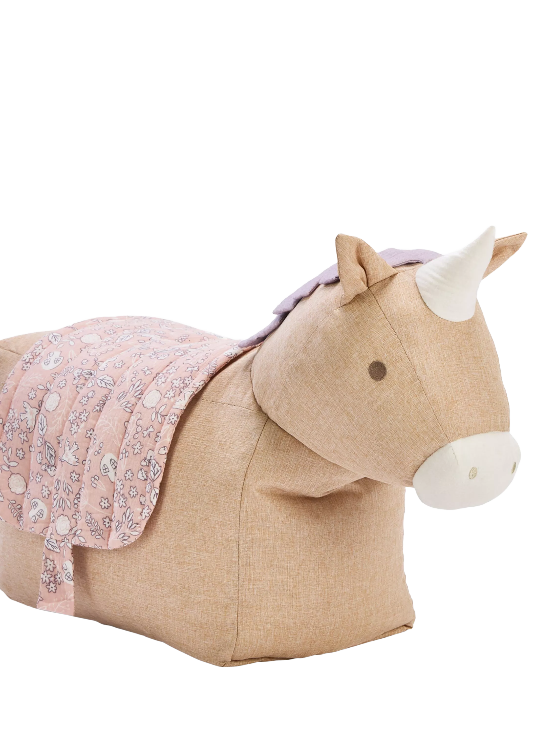Tutti Bambini Uma unicorn ride-on bean bag (British brand)