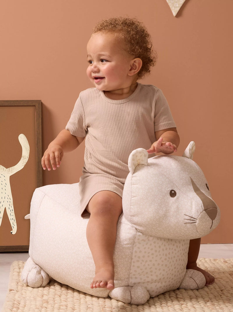 Tutti Bambini Luna Leopard ride-on bean bag - British product