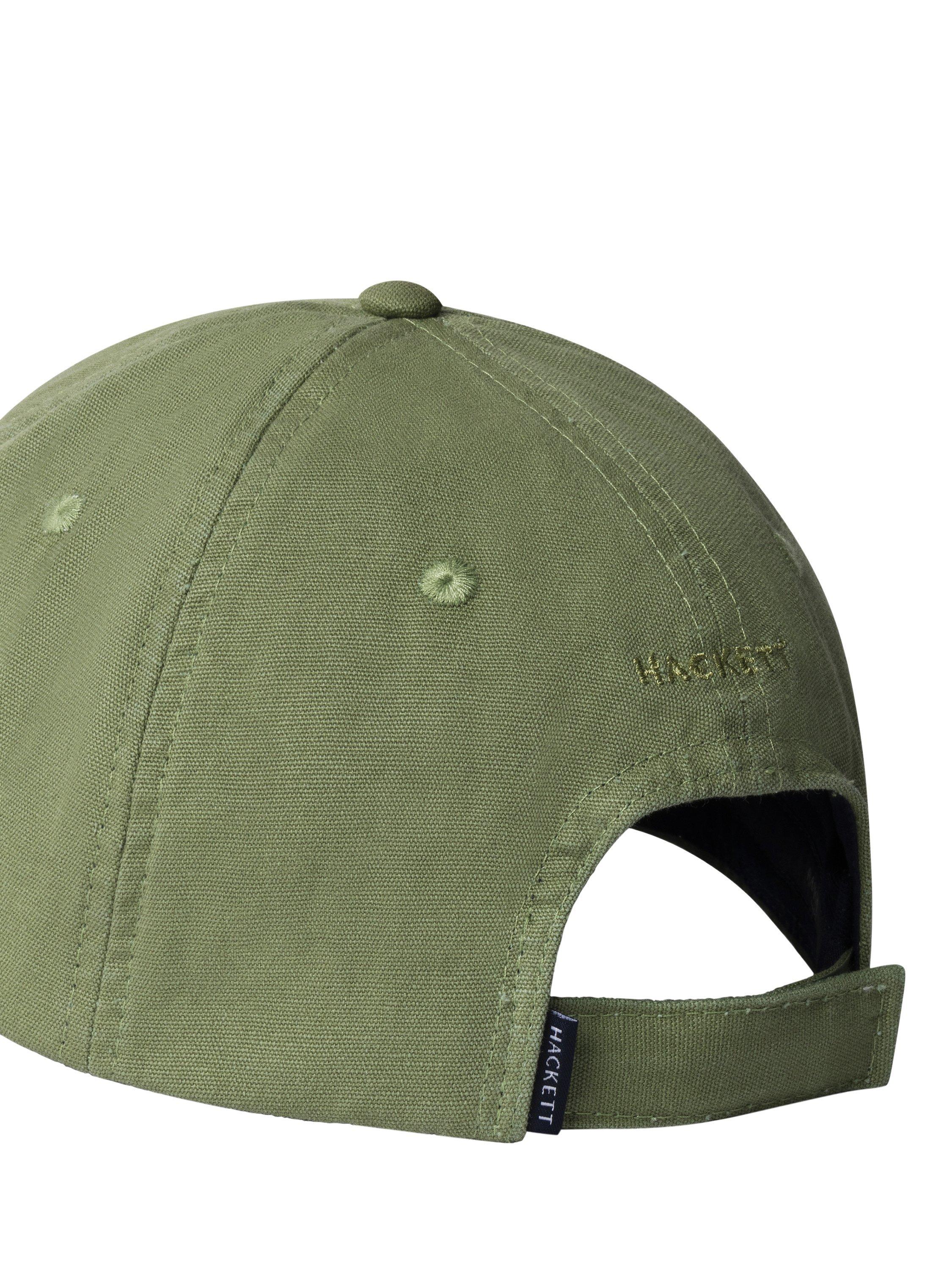 Hackett London pea green baseball cap with embroidered logo (British brand)