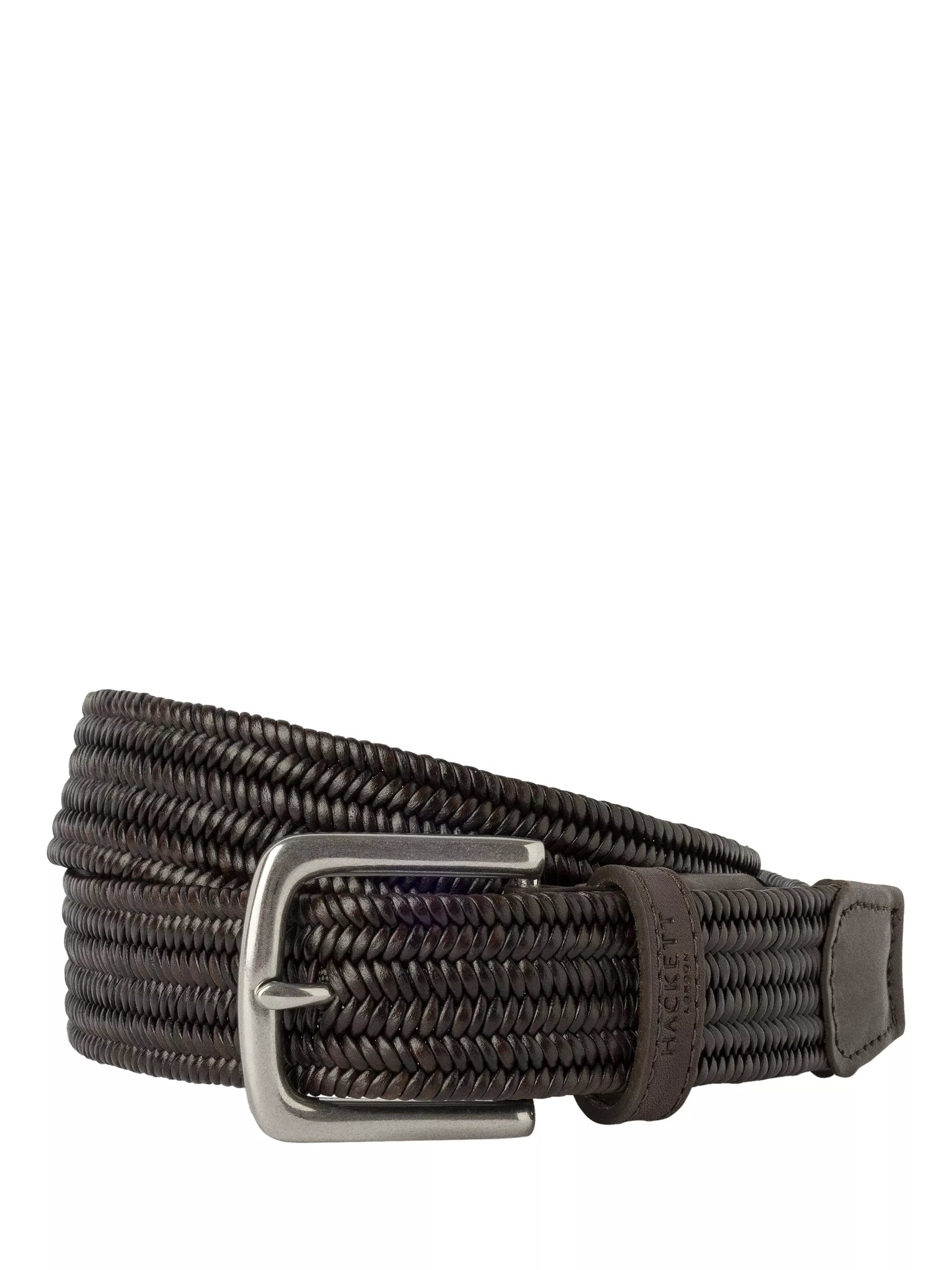 Hackett London Braided Leather Belt