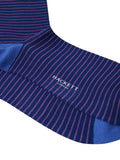 Hackett London combed jacquard striped crew socks, imported from the UK