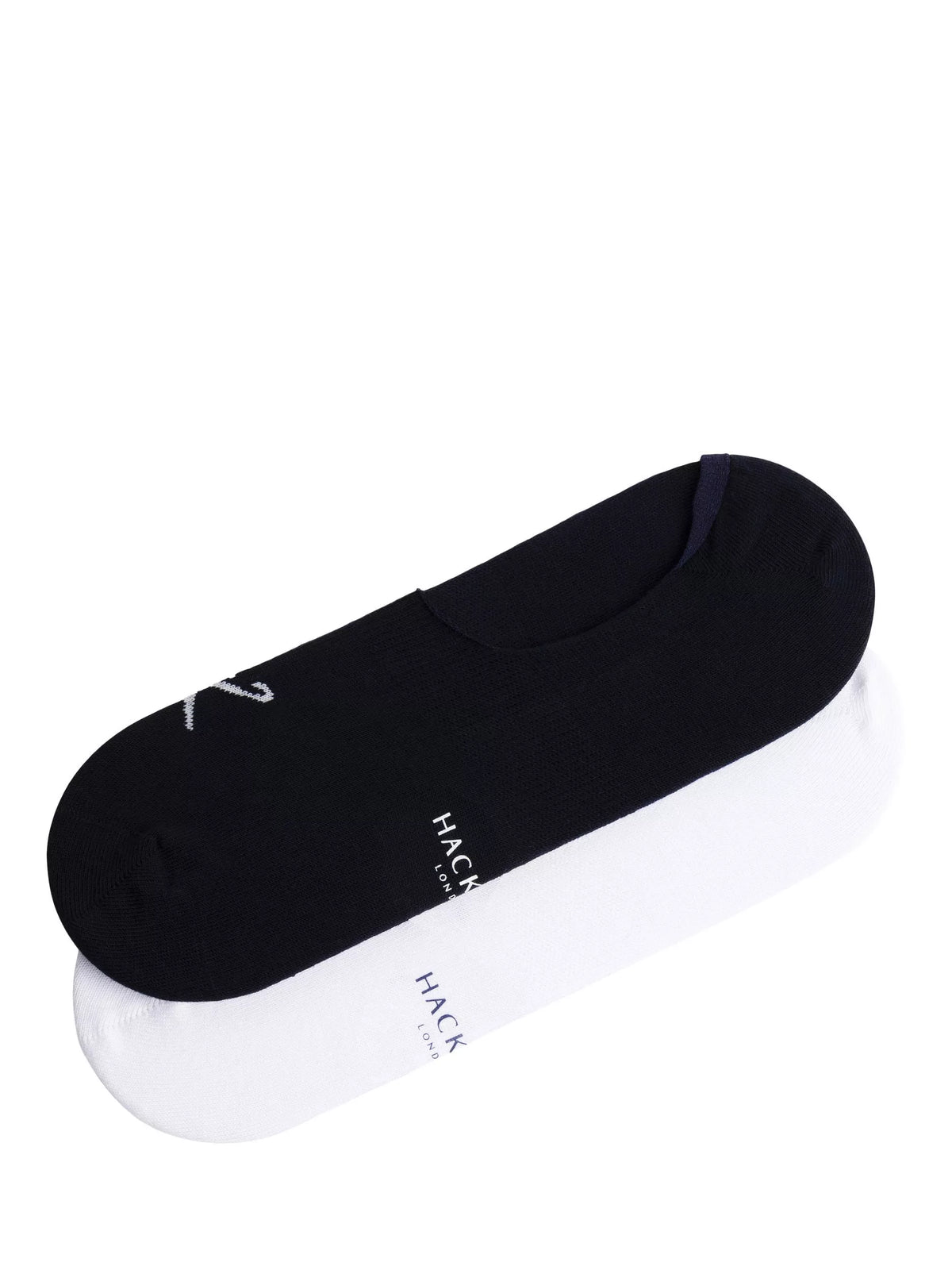 Hackett London trainer socks pack of 2 navy white - British product