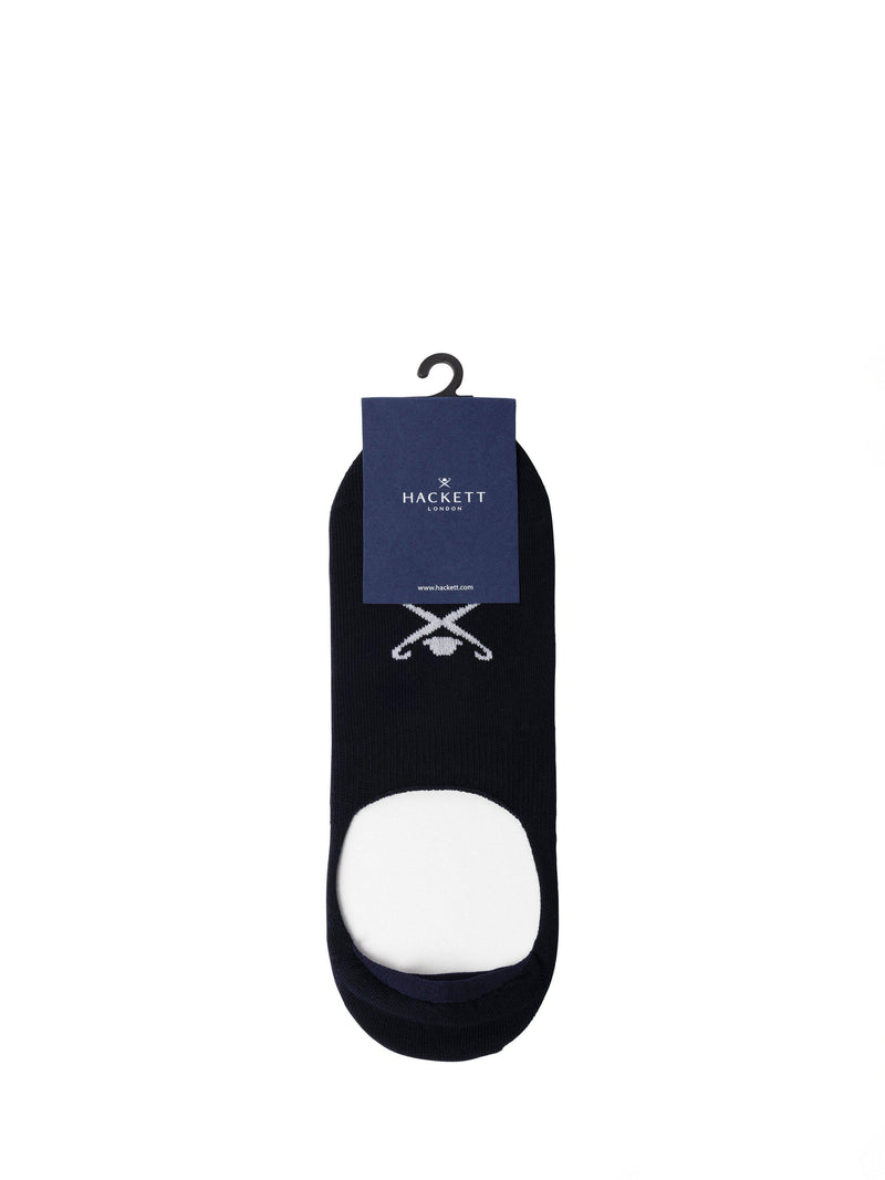 Hackett London trainer socks pack of 2 navy white - British product