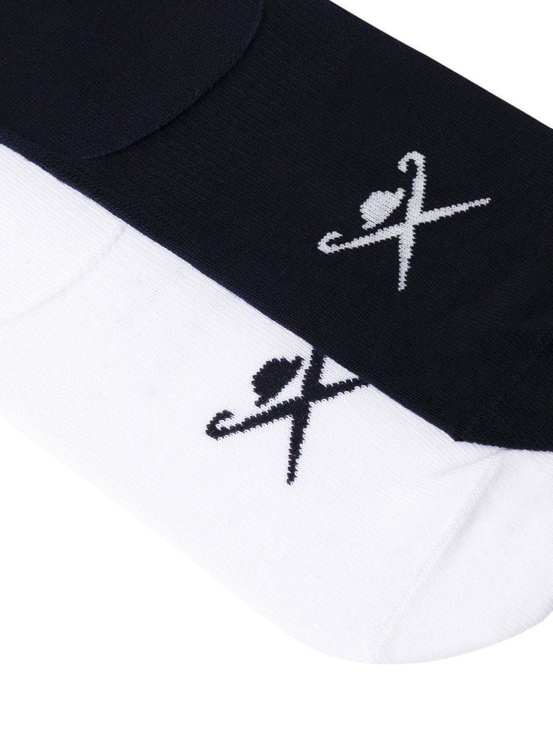 Hackett London trainer socks pack of 2 navy white - British product
