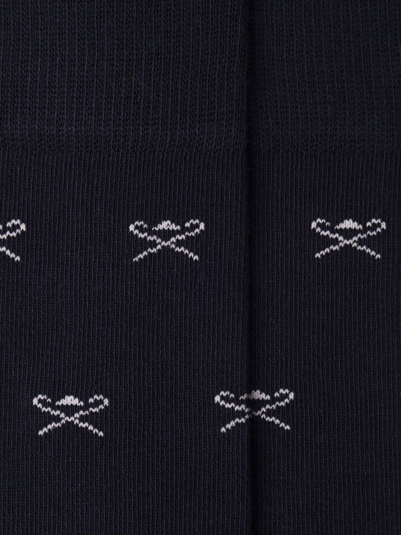 Hackett London logo cotton rich socks ink blue, imported from the UK