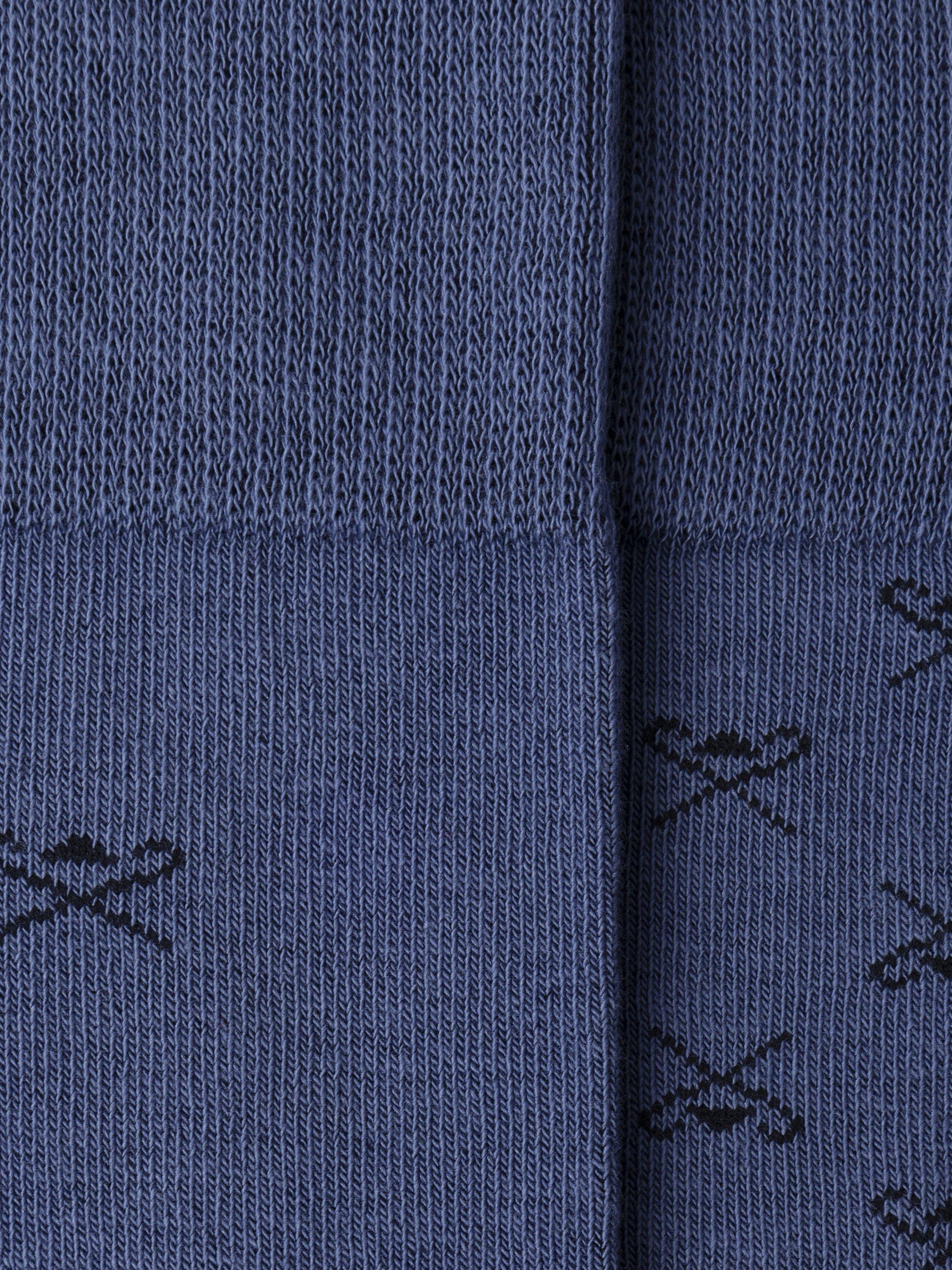 Hackett London ankle socks two-pack chambray blue, imported from the UK