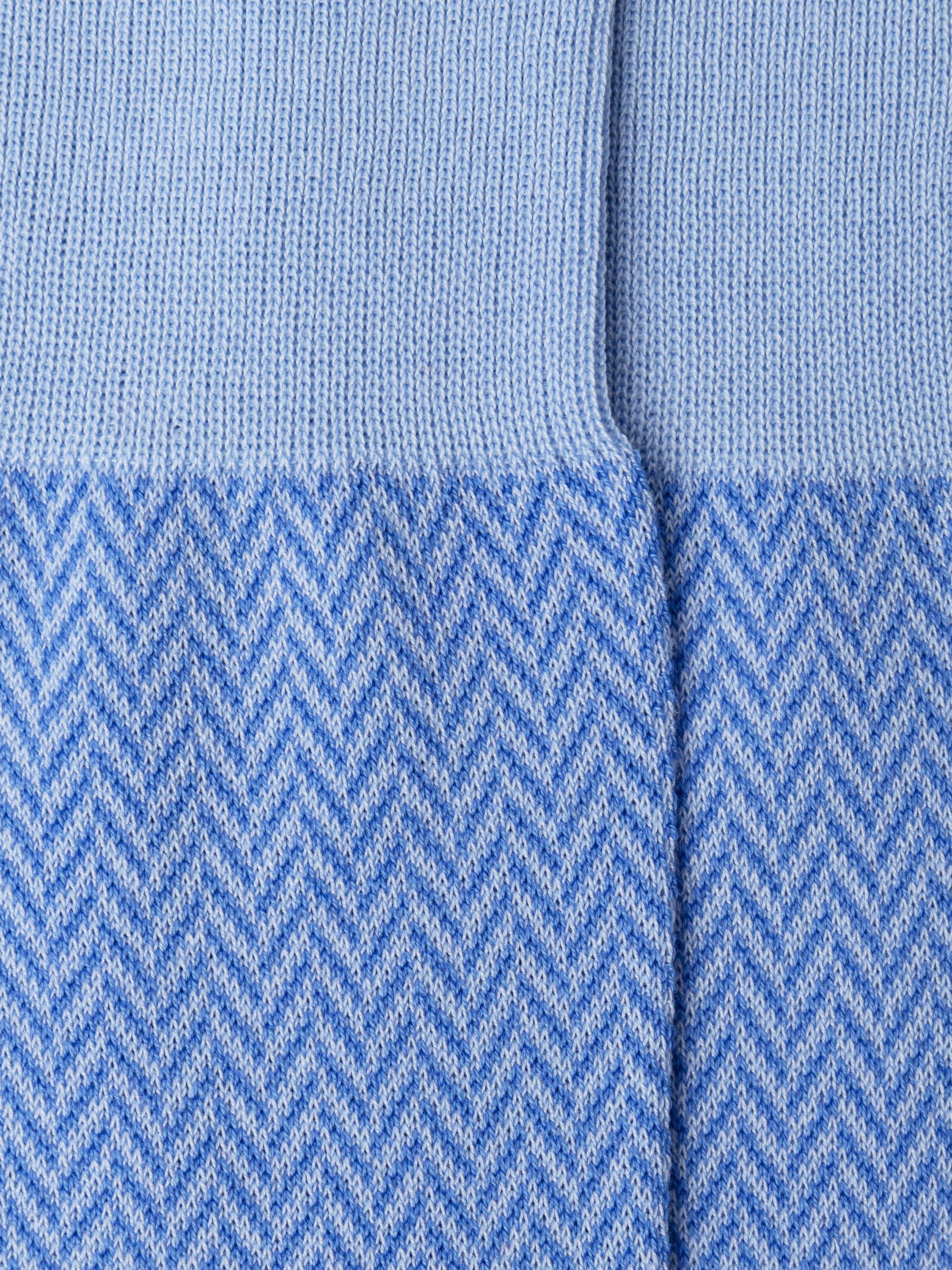 Hackett London bright blue herringbone cotton socks, UK version