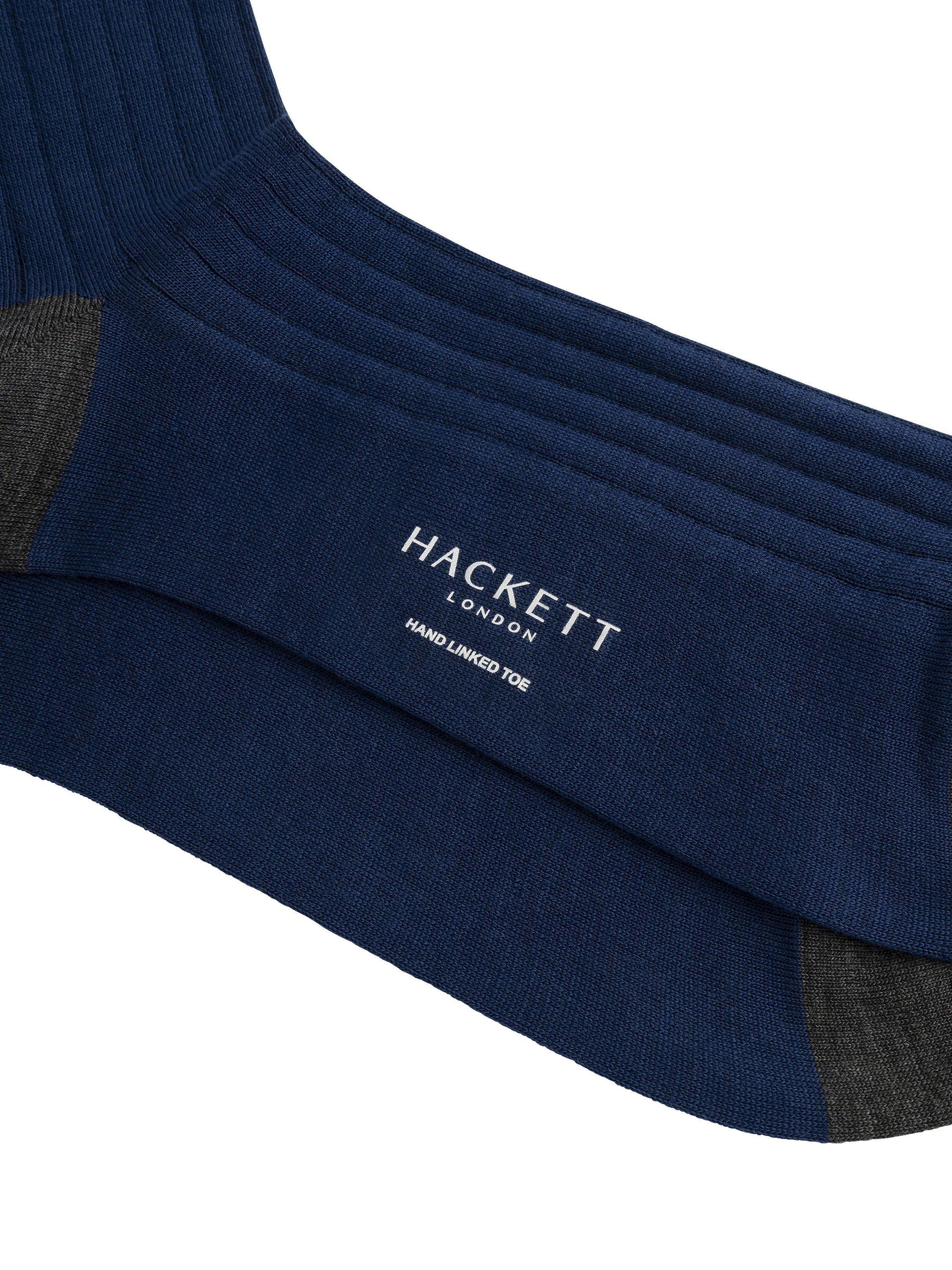 Hackett London merino wool blend socks royal blue, imported from the UK
