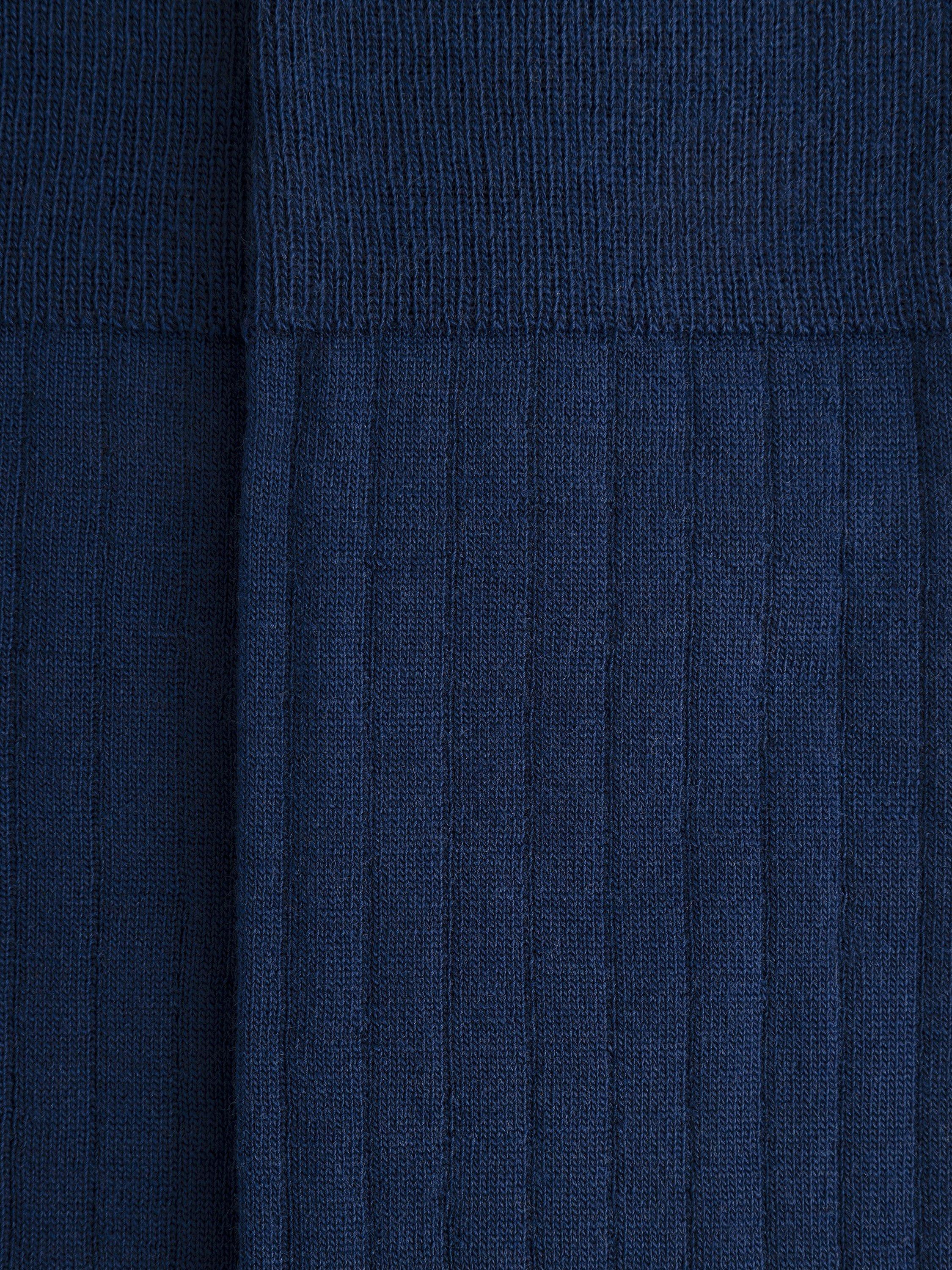 Hackett London merino wool blend socks royal blue, imported from the UK