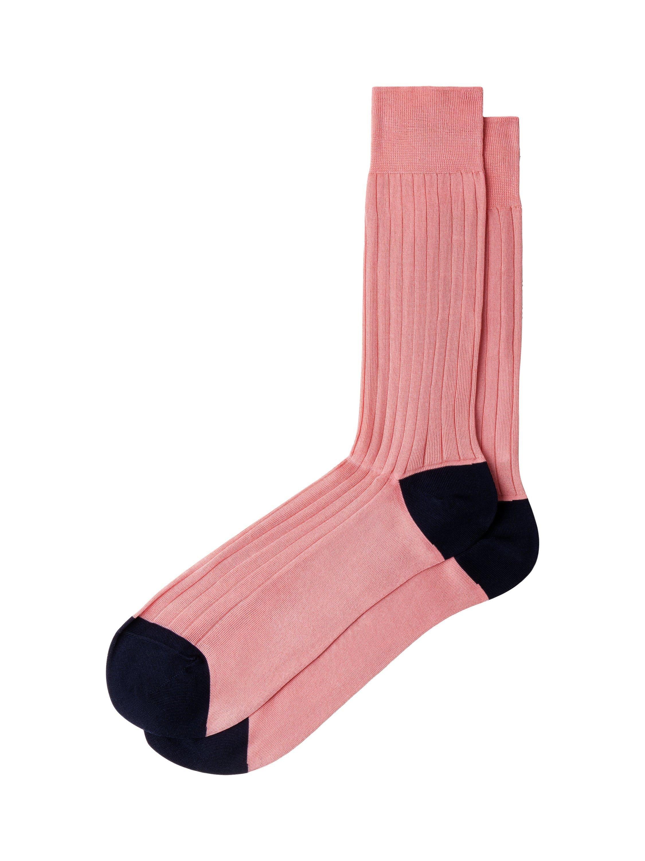 Hackett London cotton ribbed crew socks, imported from the UK