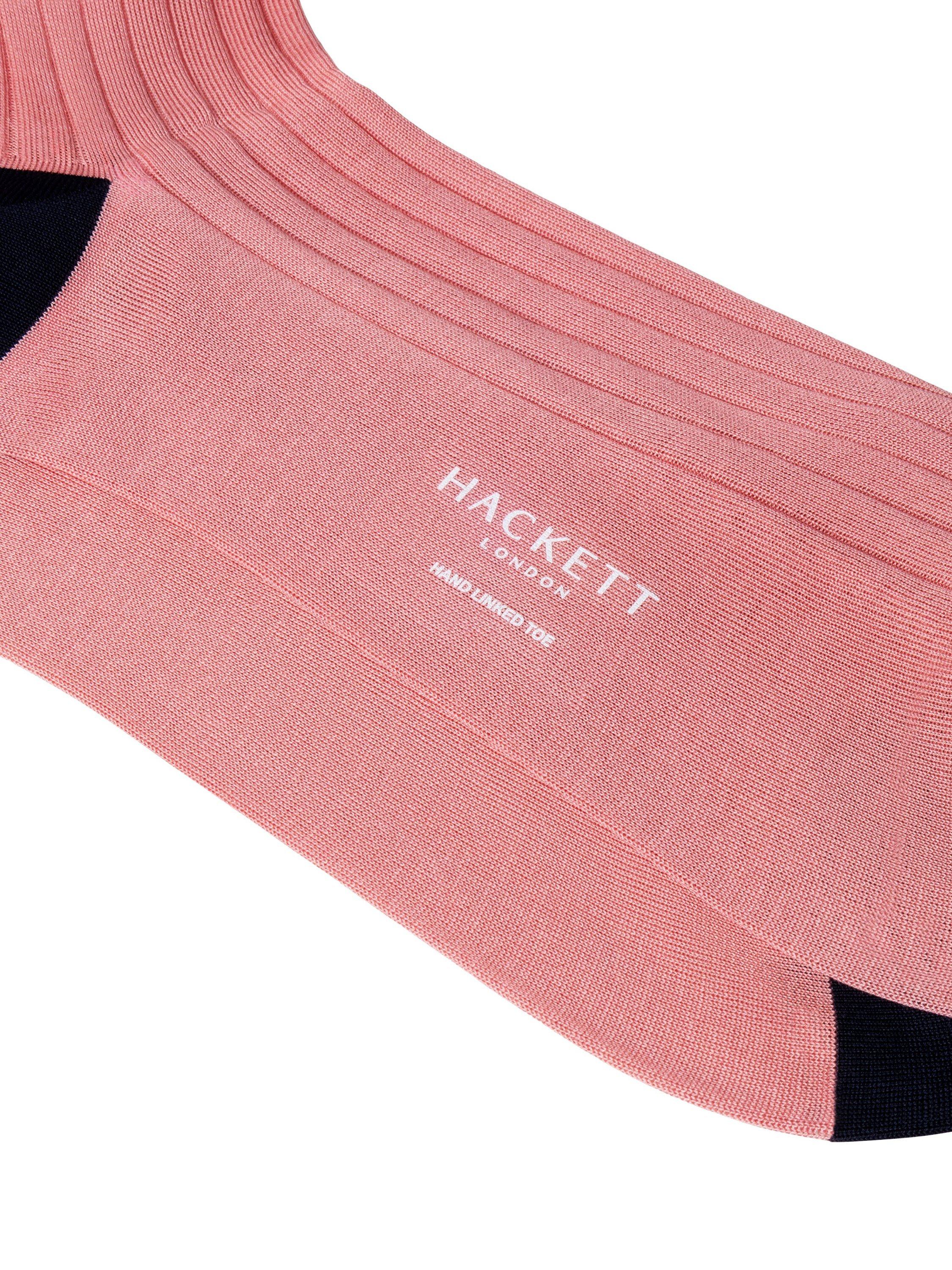 Hackett London cotton ribbed crew socks, imported from the UK
