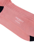 Hackett London cotton ribbed crew socks, imported from the UK