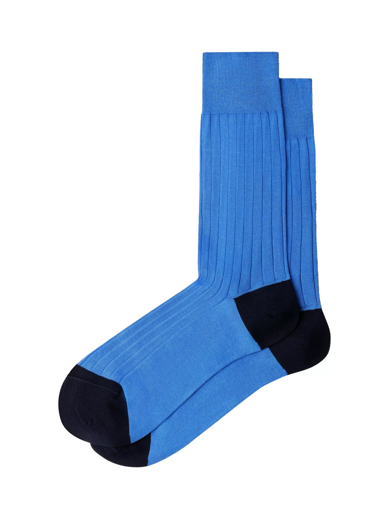 Hackett London cotton ribbed crew socks, imported from the UK