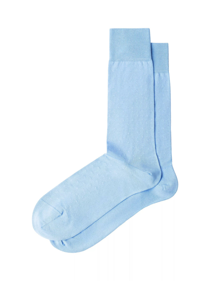 Hackett London cotton rich polka dot crew socks - British product