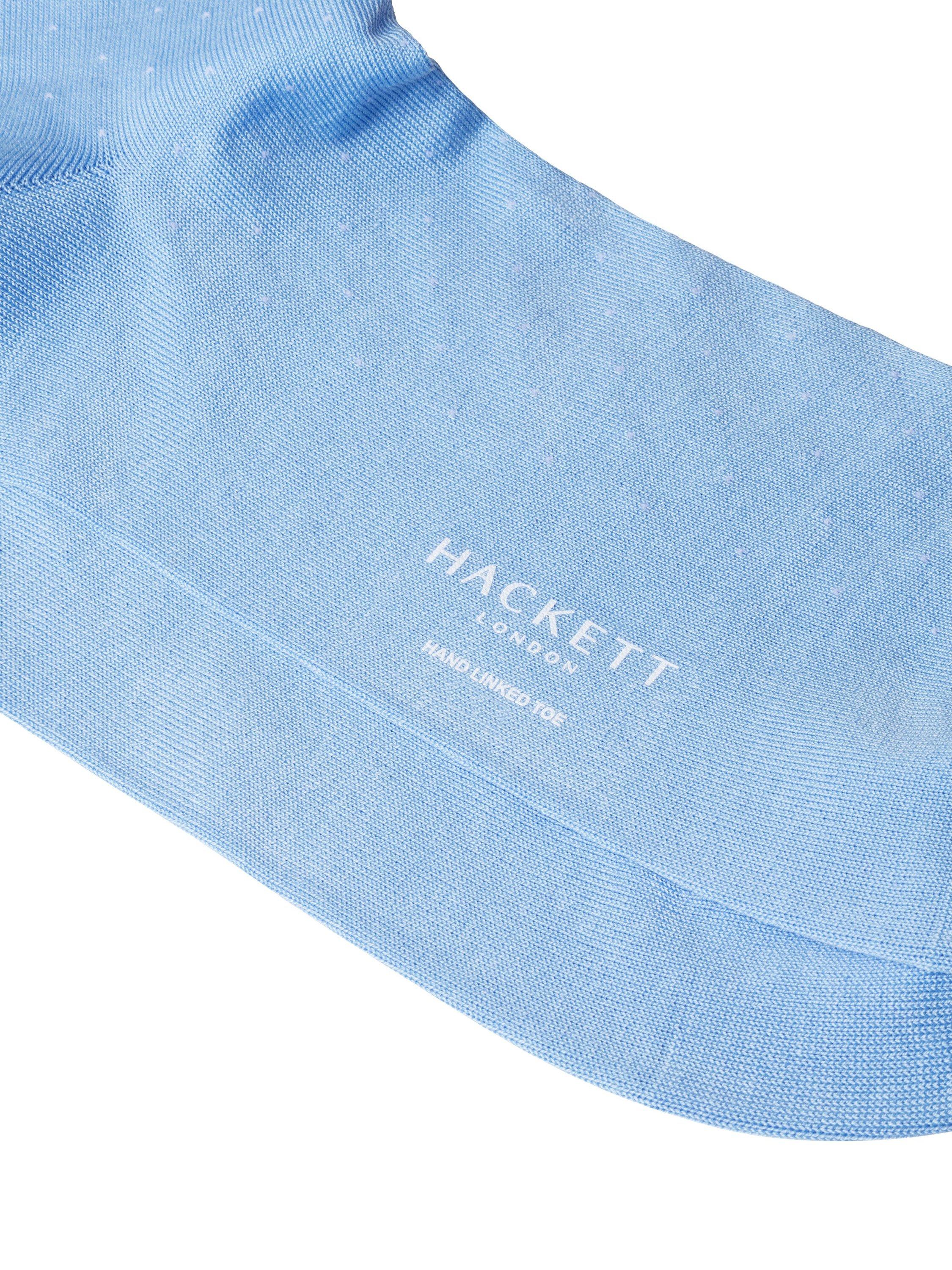 Hackett London cotton rich polka dot crew socks - British product