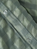 John Lewis chunky seersucker duvet cover set single (British brand)