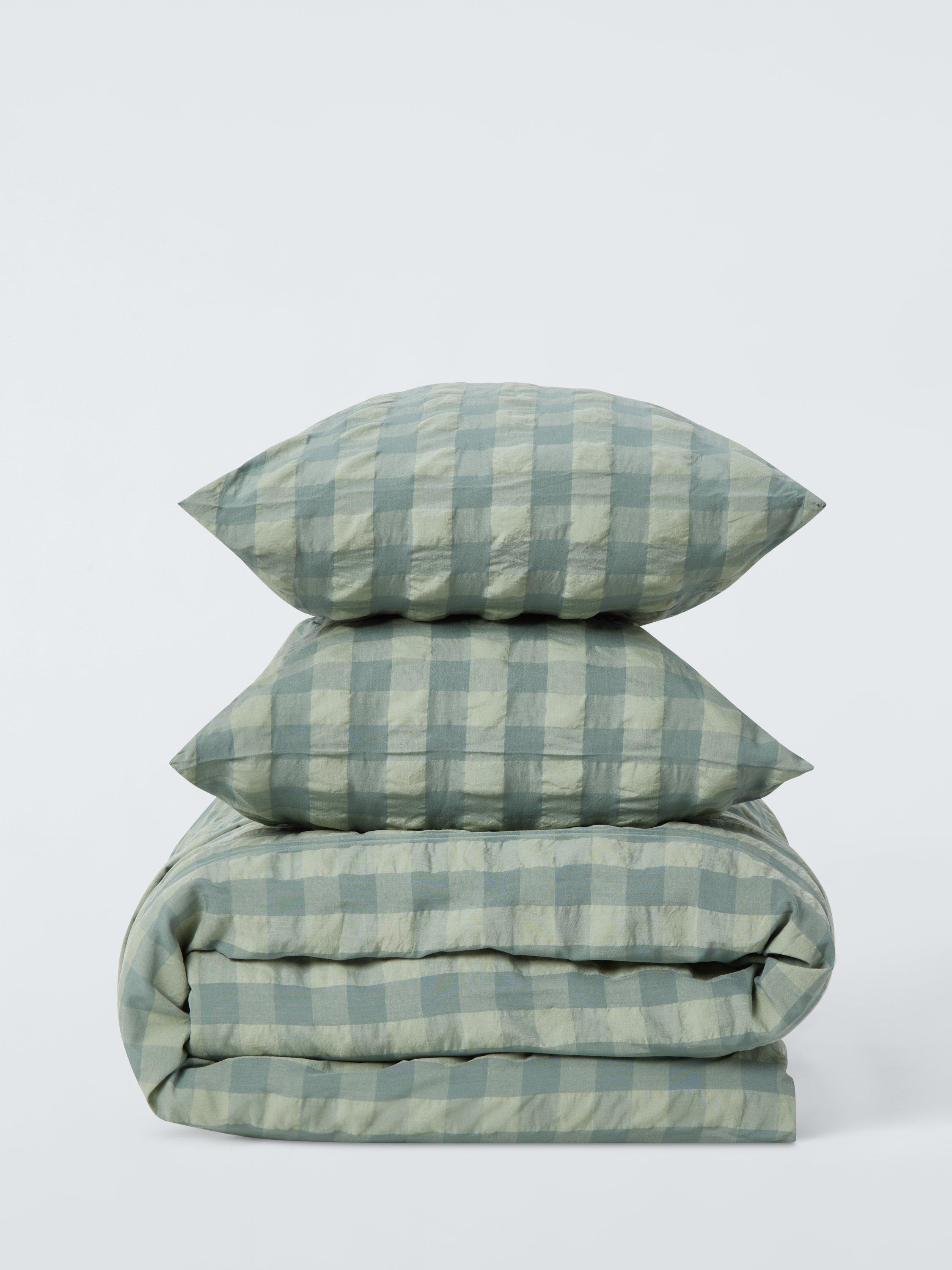 John Lewis chunky seersucker duvet cover set single (British brand)