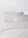 John Lewis geo cotton rich duvet cover set double (British brand)
