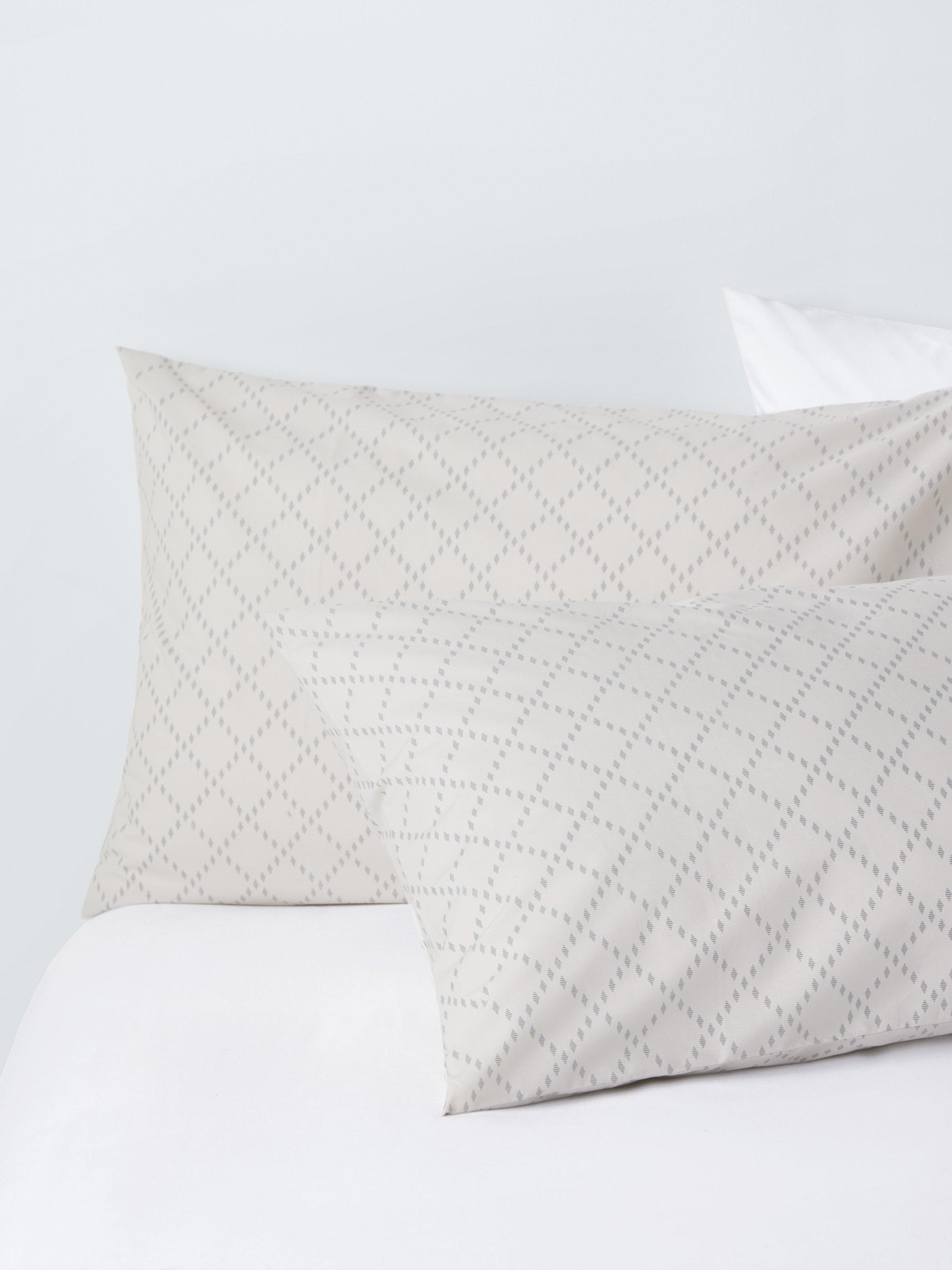 John Lewis geo cotton rich duvet cover set double (British brand)