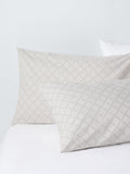 John Lewis geo cotton rich duvet cover set double (British brand)