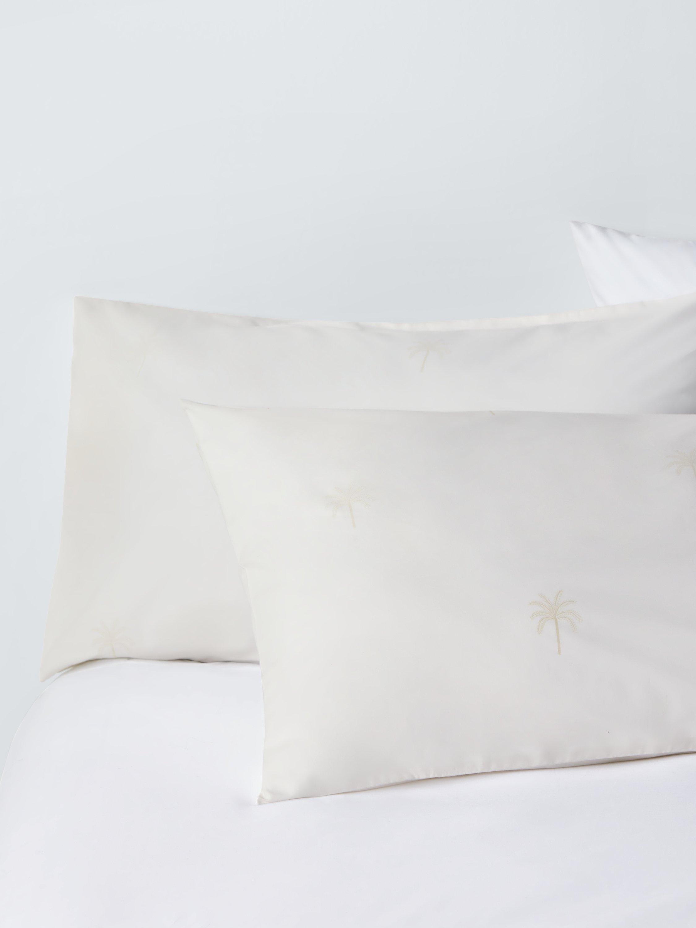 John Lewis duvet cover set palm print natural double, UK version