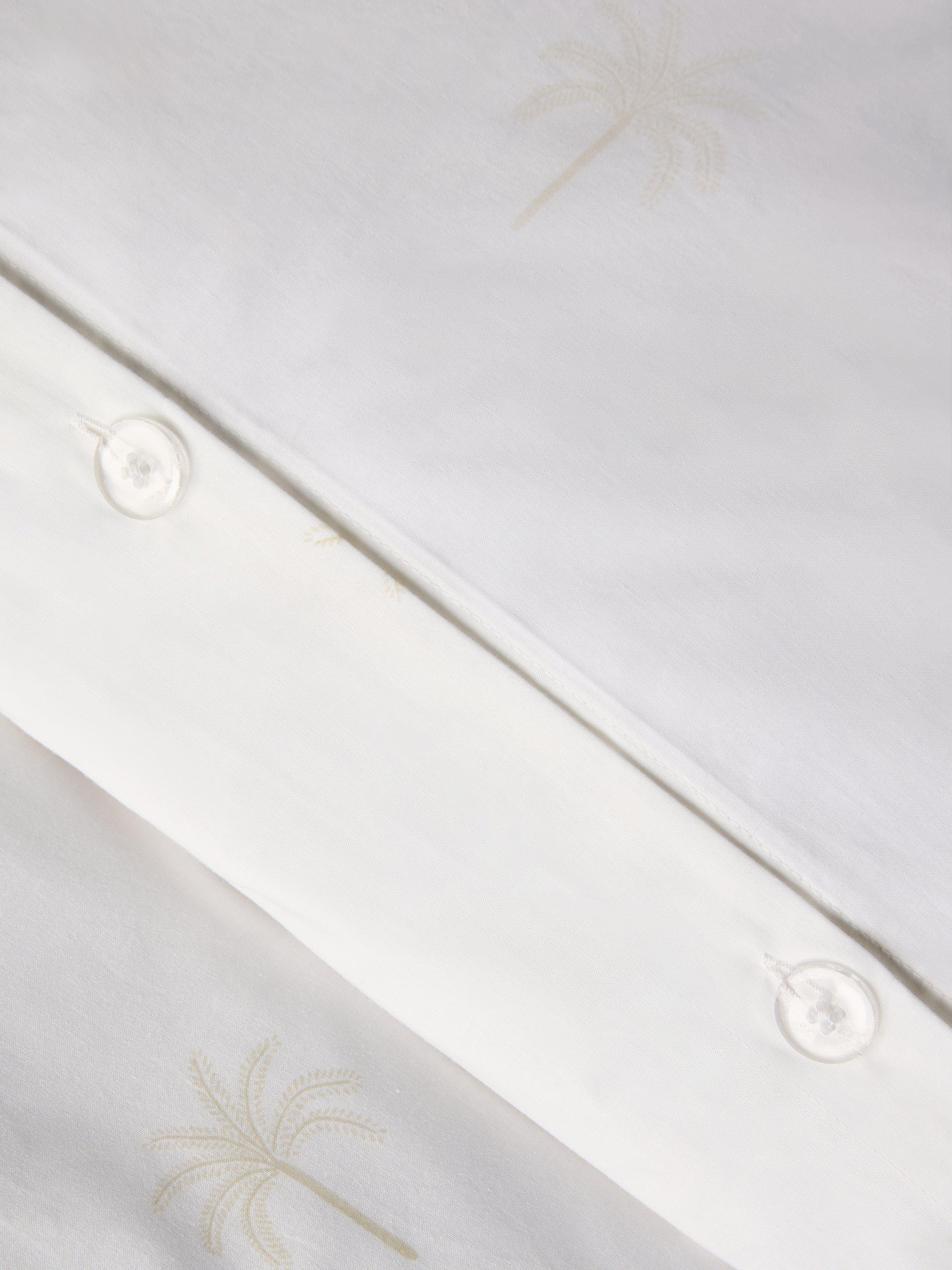 John Lewis duvet cover set palm print natural double, UK version