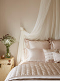 Gingerlily mulberry silk fitted sheet double (British brand)