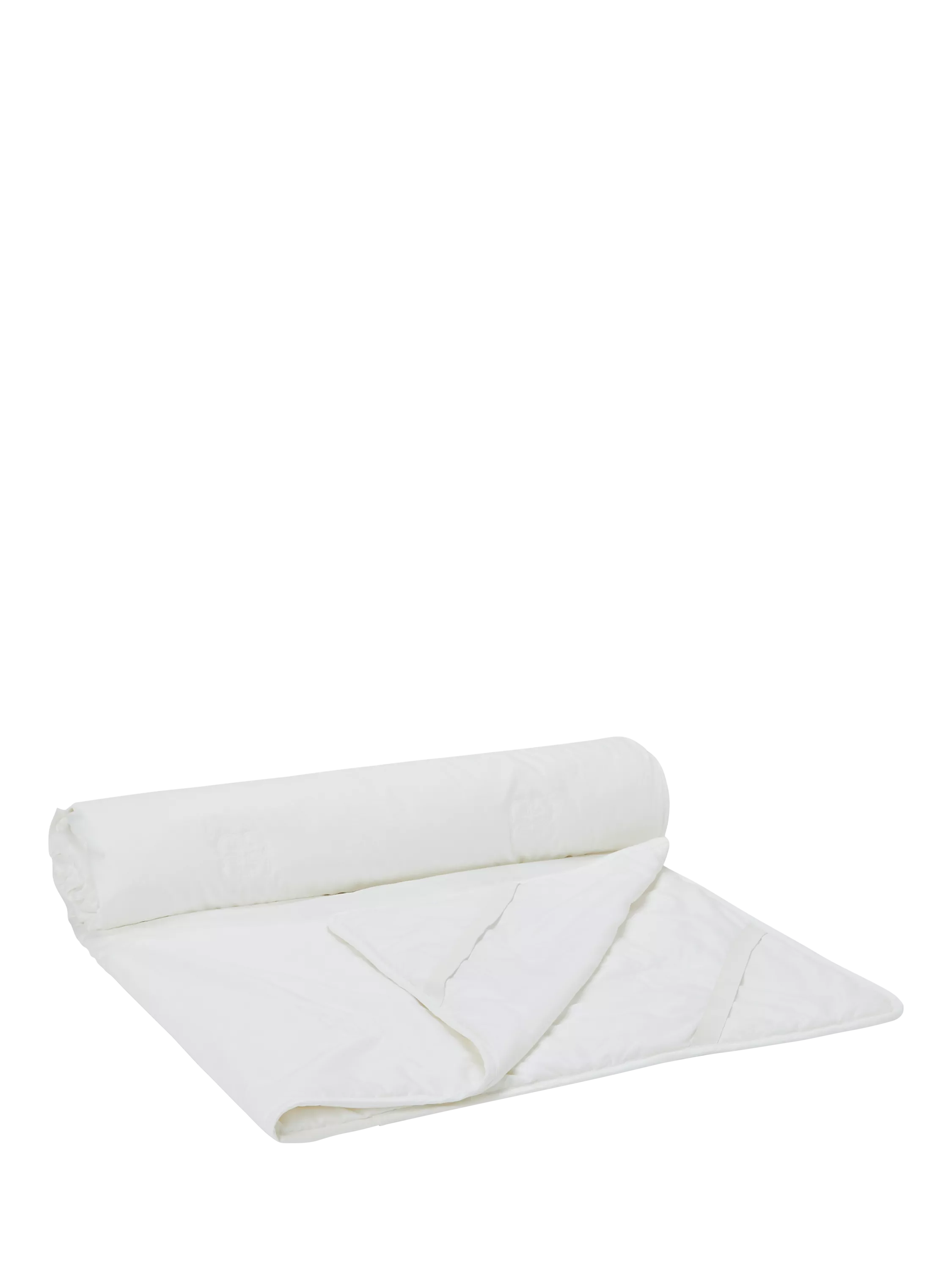 Gingerlily silk filled mattress protector White Double, imported from the UK