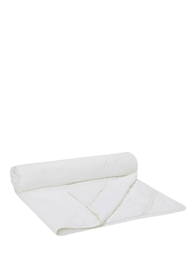 Gingerlily silk filled mattress protector White Double, imported from the UK