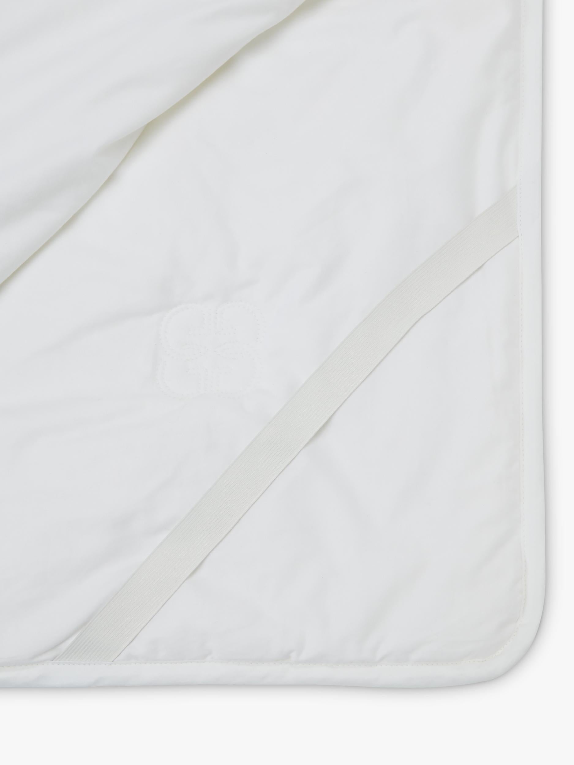 Gingerlily silk filled mattress protector White Double, imported from the UK