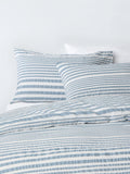 John Lewis blue stripe seersucker duvet cover set double - British product