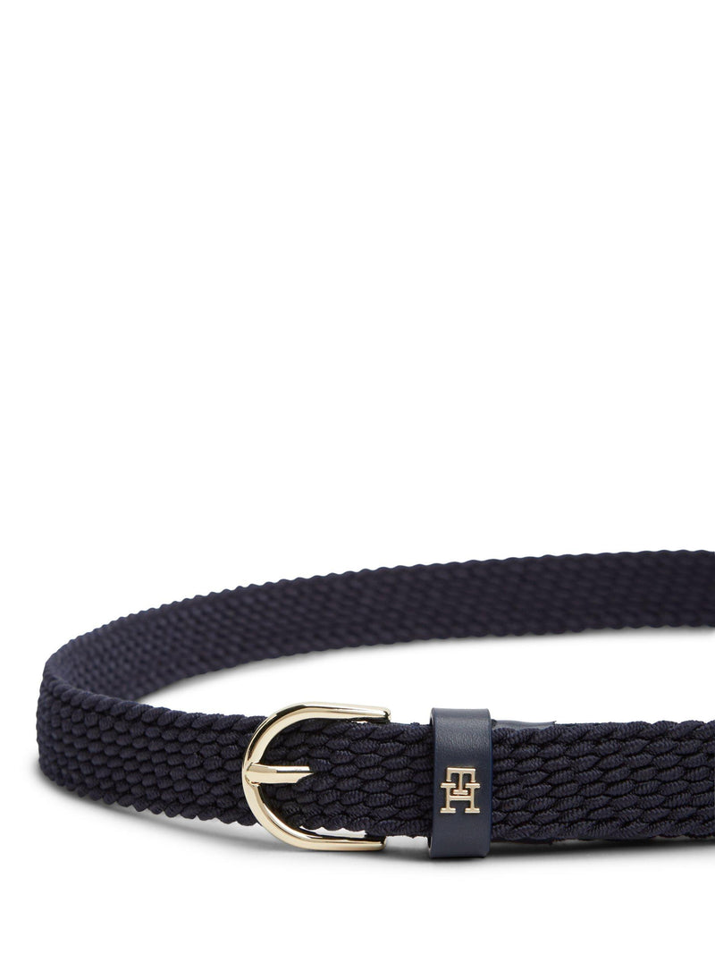 Tommy Hilfiger braided belt dark blue, imported from the UK