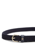 Tommy Hilfiger braided belt dark blue, imported from the UK