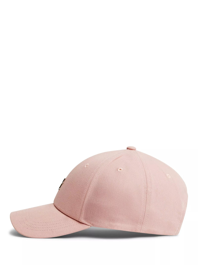 Tommy Hilfiger TH monogram baseball cap light pink, imported from the UK