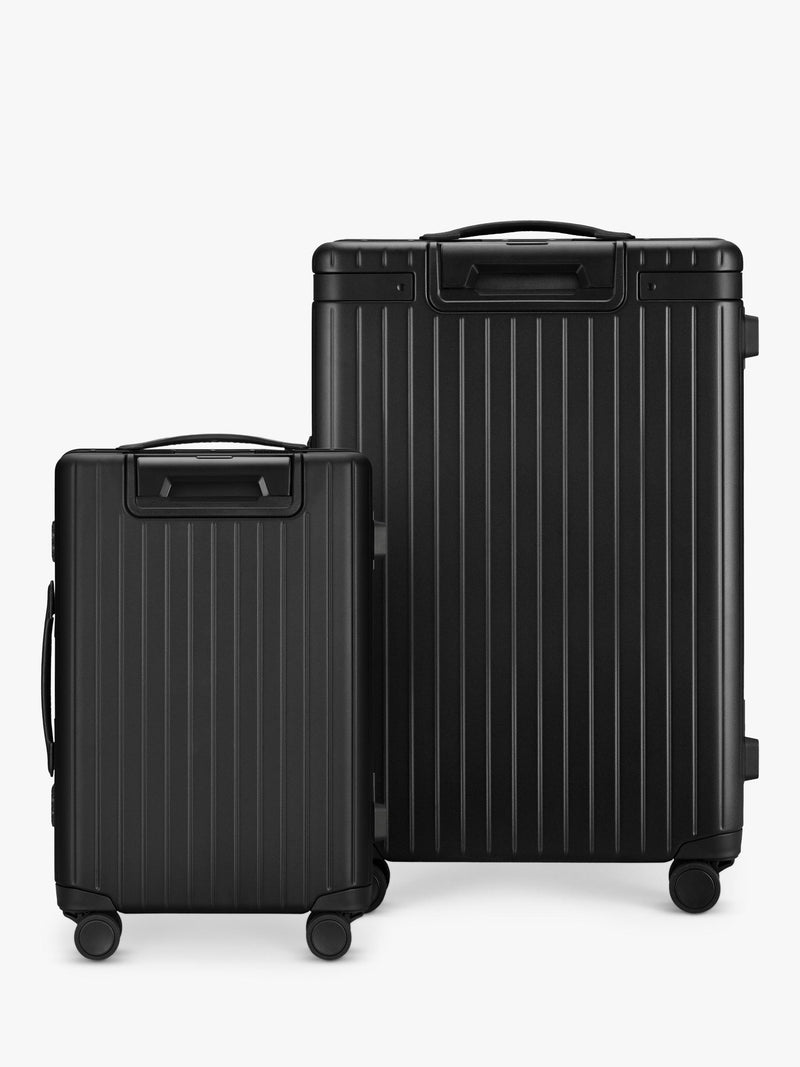 Carl Friedrik hard-sided polycarbonate luggage set with TSA lock, UK version