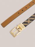 Hobbs Pauline double sided leather belt black and camel, UK version