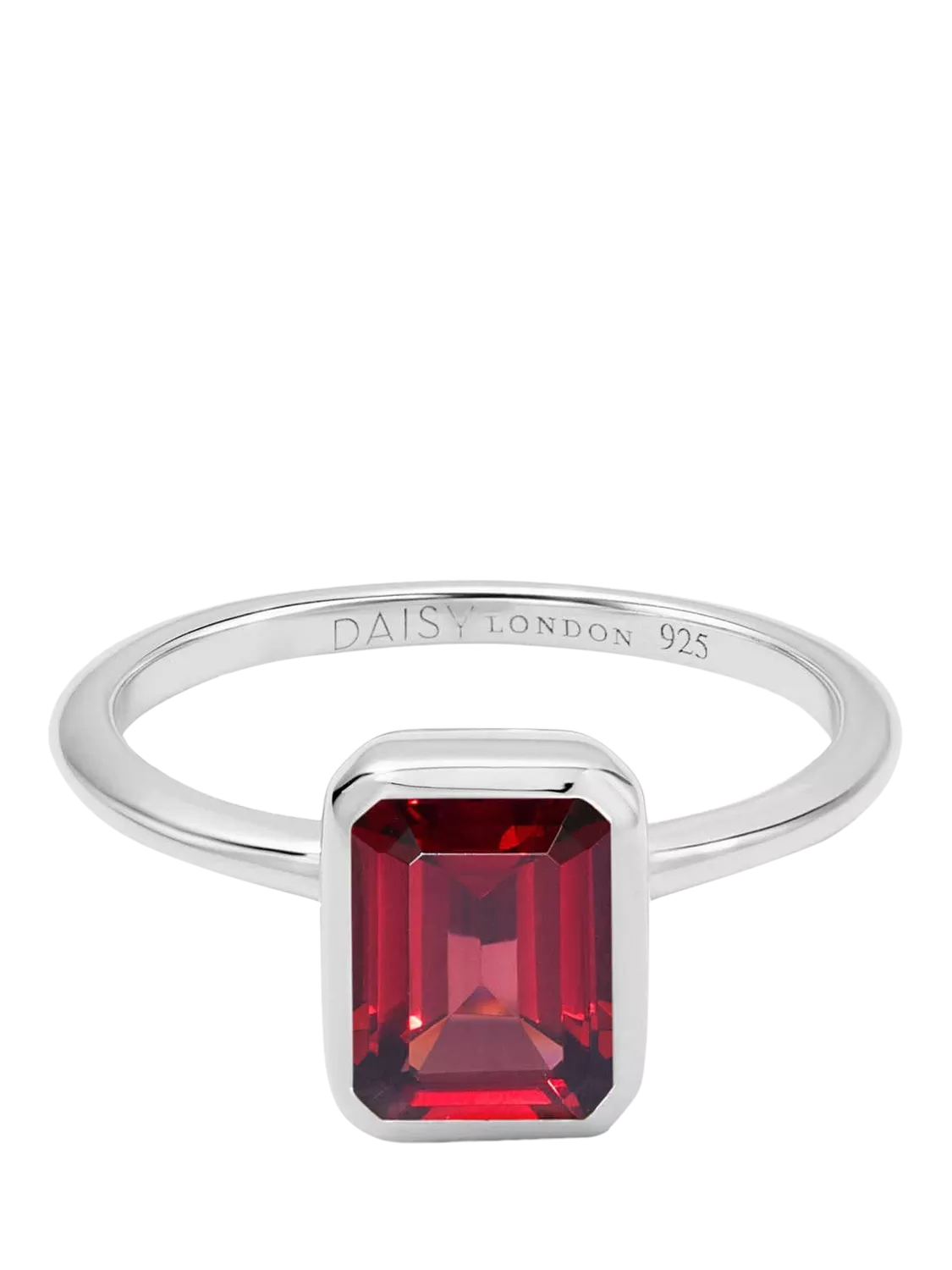 Daisy London Garnet Birthstone Ring