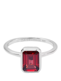 Daisy London Garnet Birthstone Ring