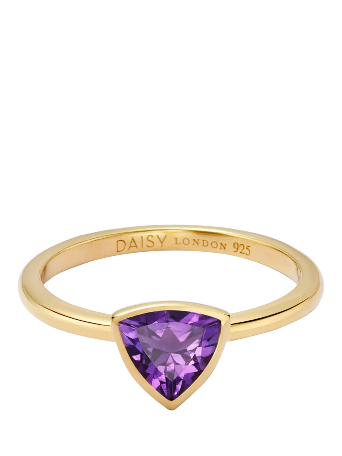Daisy London amethyst birthstone ring (British brand)