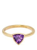 Daisy London amethyst birthstone ring (British brand)