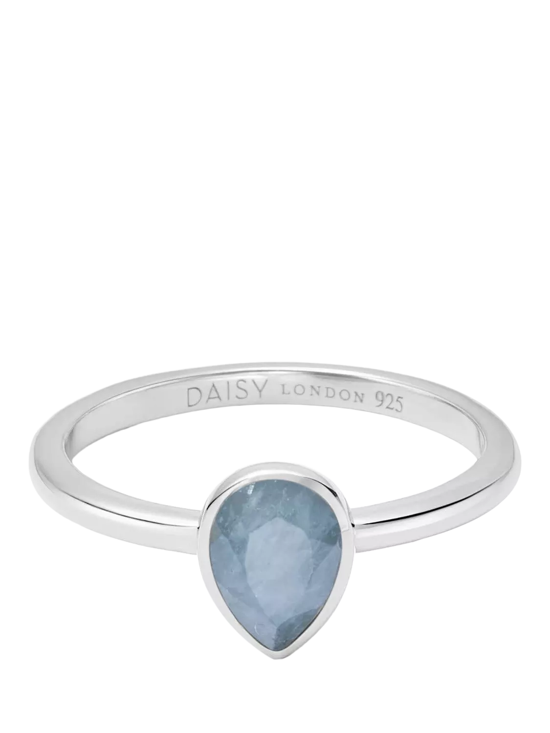 Daisy London Aquamarine Birthstone Ring