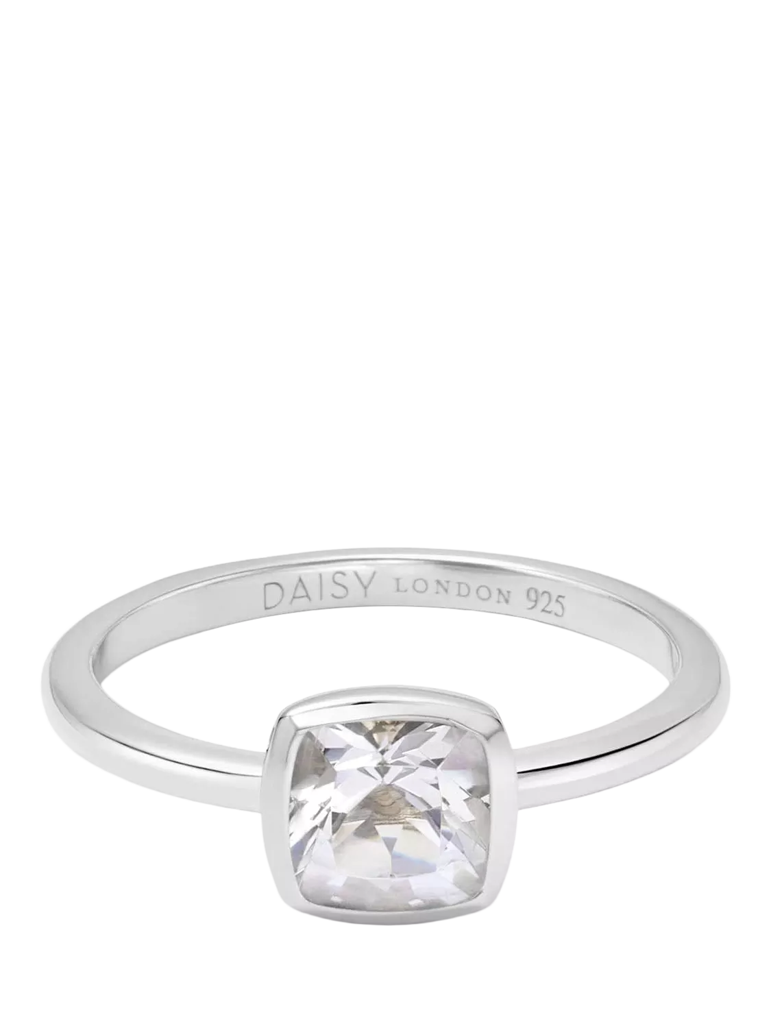 Daisy London White Topaz Birthstone Ring