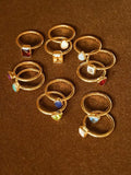 Daisy London moonstone birthstone ring gold plated, UK version