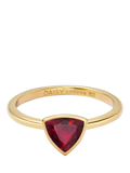 Daisy London ruby birthstone ring - British product