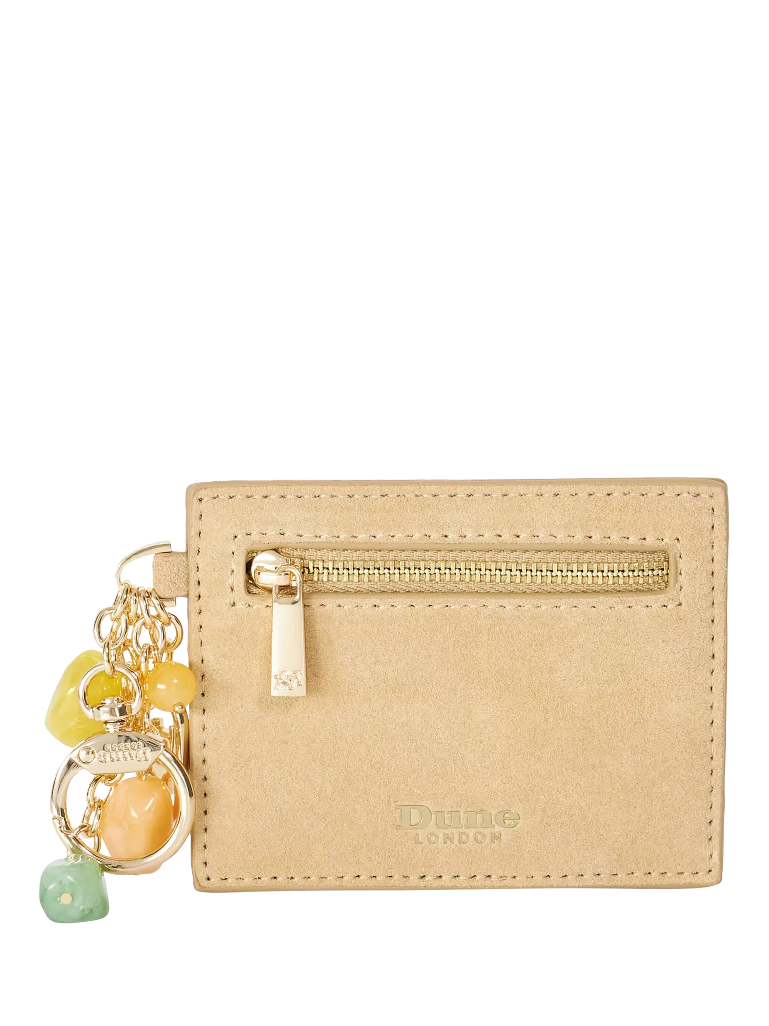 Dune London Klub Zip Up coin purse taupe - British product