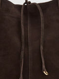 Mango leather tote bag chocolate (British brand)